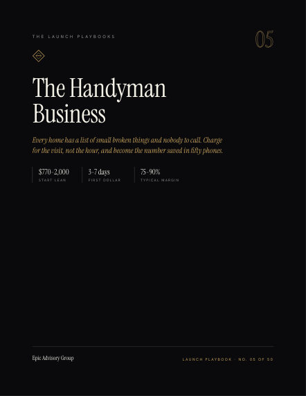 Handyman Services field guide