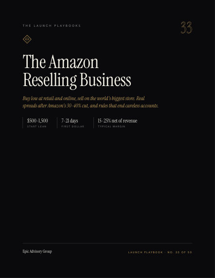 Amazon Reselling field guide