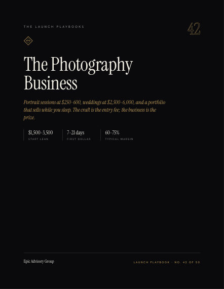 Photography Business field guide