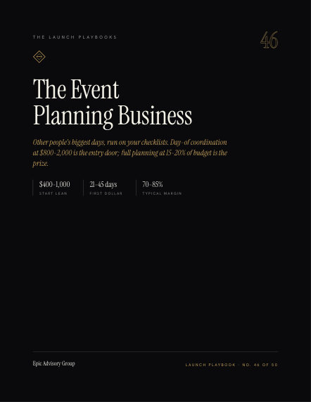 Event Planning field guide